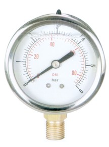 Aseismatic Pressure Gauge