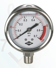 Aseismatic Pressure Gauge