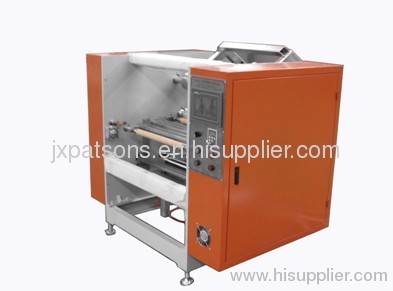 Kitchen foil film roll rewinder machine