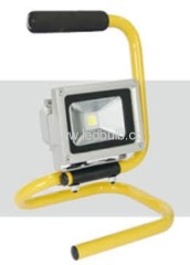 10W led flood light on carrying handle