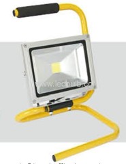 20W led flood light on carrying handle