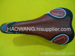 leather bicycle saddle