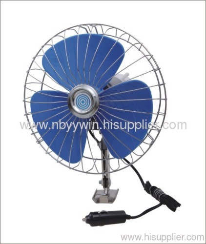 Semi-Closed Car Fan with CE and RoHS Product Approvals