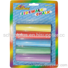 5CT JUMBO COLOR DUSTLESS CHALK IN BLISTER CARD