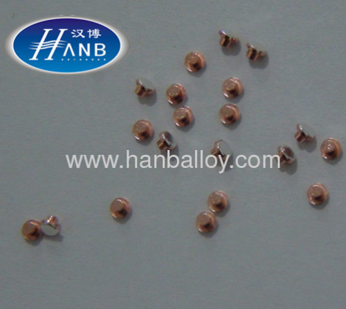 Sliver Alloy Composite Rivet Contact