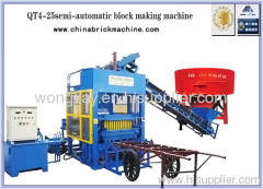 hollow Block Machine ( QT4-25Semi-automatic )