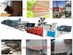 WPC foam board machine