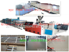 wpc foam board extrusion line