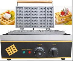 CE approved rectangel waffle machine