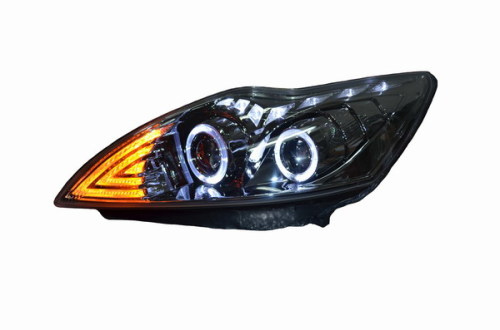headlight assembly LED xenon auto ballast HID angel eyes