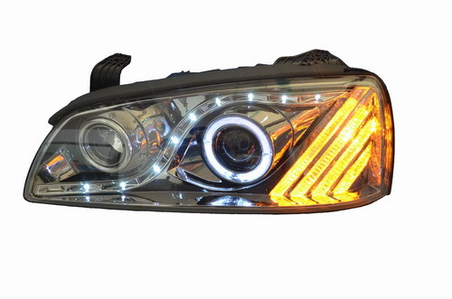 headlight assembly LED xenon auto angel eyes HID