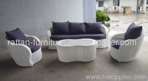 Outdoor PE wicker furniture sofa set