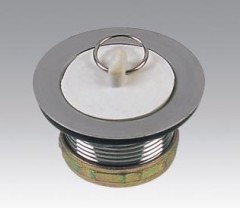 Stainless Steel Waste Drain With Rubber Plug
