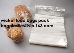 Piping bag, Pastry bag, Fruit bag, Vegetable bag, Wicket bag, Reclosable bag, Resealable bag