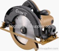 Circular Saw with Plastic Motor Housing and Variable Adjustment