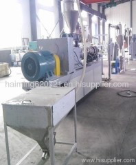 PVC hot cutting pelletizer