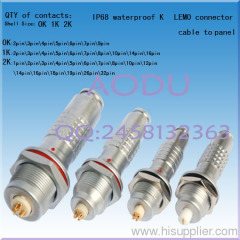 circular waterproof connector metal connector IP68 connector