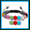 Cheap shamballa bracelet wholesale with multicolor crystal stones