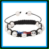 Freshwater pearl beads shamballa bracelet pure handmade bracelet wholesale