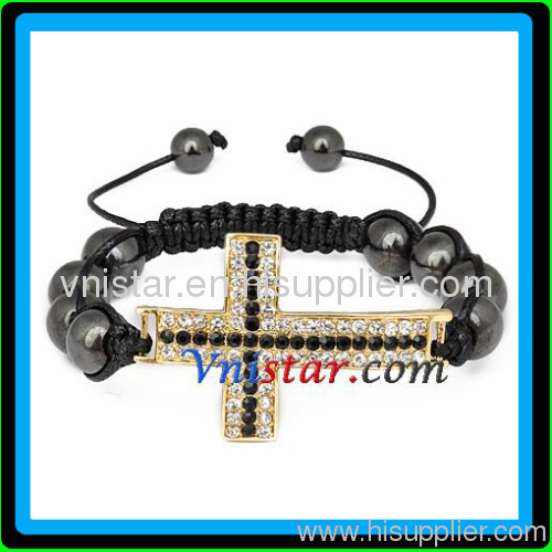 Vnistar cross braided bracelets cheap wholesale