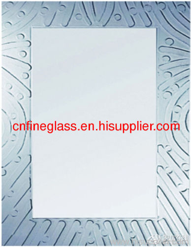 silk screened printed mirror