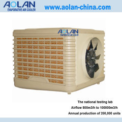 evaporative air cooler for industry of side discharge