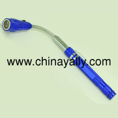 3 LED Telescopic Pickup Flashlight with magnet