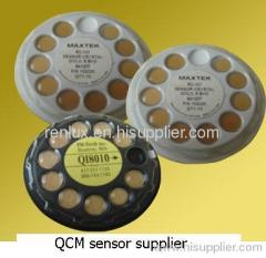 QCM sensor of Gold coated and other electrodes