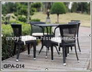 PE rattan furniture chairs