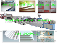 PVC celuka foam board extrusion line