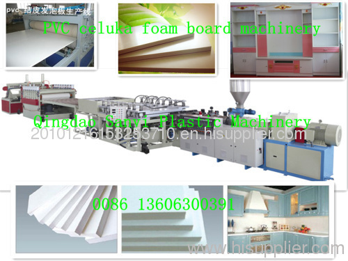 PVC celuka foam board machinery