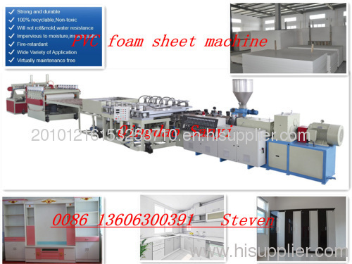 PVC foam sheet machine