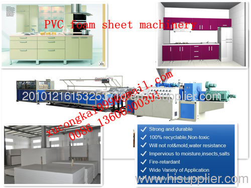 PVC foam sheet machinery