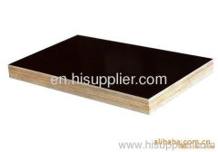 Construction film faced plywood