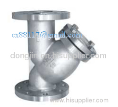 API flanged Y strainer