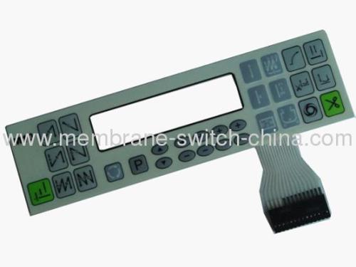 LCD/LED window membrane switches