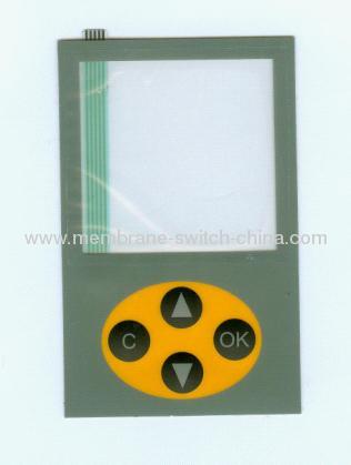 LCD window membrane switches