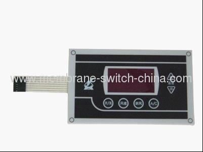 LCD window membrane key switch