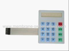 membrane keypads with LCD window