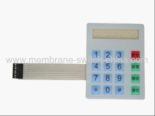 membrane keypads with LCD window