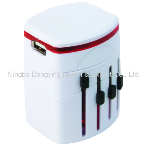 World Travel Adapter with USB charger