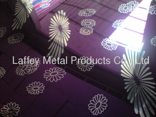 etched (decorative) stainless steel sheet