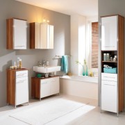 Installing bathroom wall cabinets