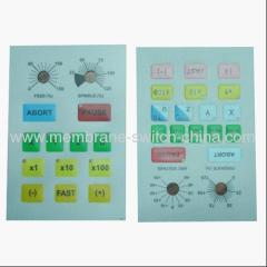 custom membrane switch panel