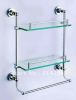 New Style China Brass Bathroom Shelves with Towel Rack in Low Shipping Cost g8518