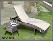 PE rattan bed