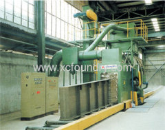 Forging shot blasting machine