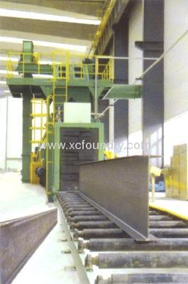 steel sand blast cleaning machine