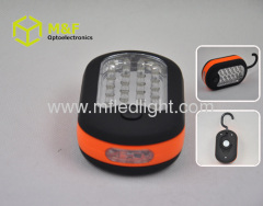 24+3led work light with bulit-in hook hanger & magnet