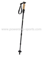 3 section telescopic aluminum alloy trekking pole